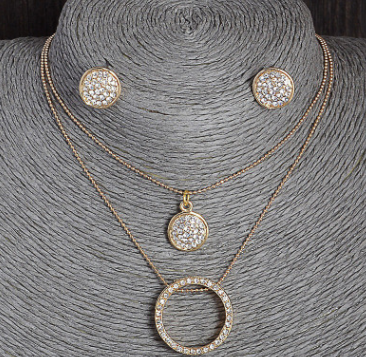 Jewelry set gold